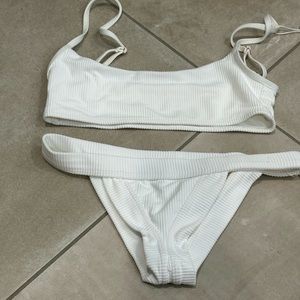 Frankies Bikinis Ribbed Bikini